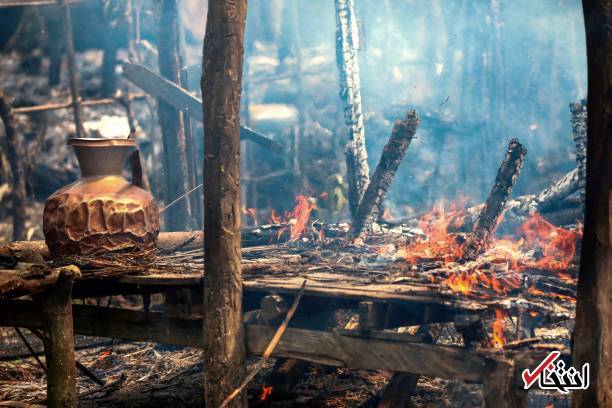 تصاویر : بودایی‌ها روستای مسلمان نشین میانمار را آتش زدند