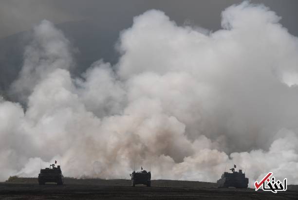 عکس/ آتش‌بازی تانک‌های ارتش ژاپن