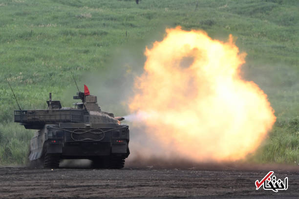 عکس/ آتش‌بازی تانک‌های ارتش ژاپن