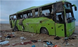 ساحه برای دو اتوبوس در جاده قم و مشهد/ یک کشته و 3 زخمی