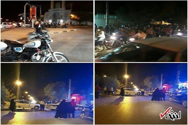 تصاویری از خودروی بمب‌گذاری شده در نجف‌آباد