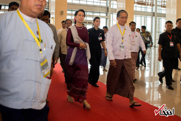 عکس/ رهبر میانمار سکوت خود را شکست