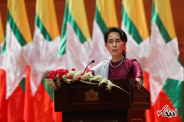 عکس/ رهبر میانمار سکوت خود را شکست