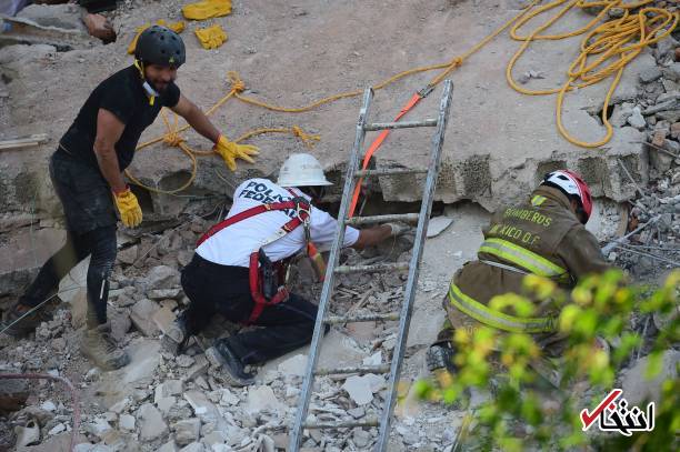 تصاویر : زلزله مرگبار در مکزیک با صدها کشته و زخمی
