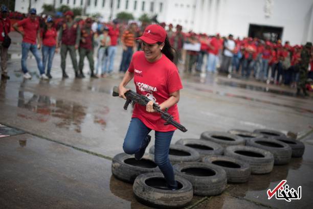 تصاویر : رزمایش مردمی ونزوئلا برای مقابله با حمله احتمالی آمریکا
