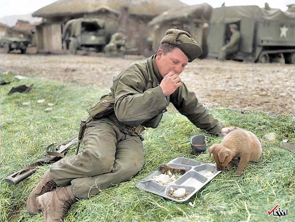 تصاویر دیده نشده رنگی از نیروهای آمریکایی در جنگ کره
