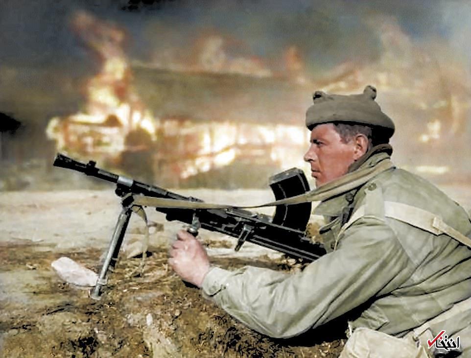 تصاویر دیده نشده رنگی از نیروهای آمریکایی در جنگ کره