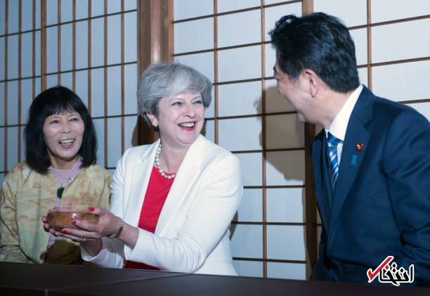 تصاویر : استقبال از نخست وزیر انگلیس در ژاپن با چای
