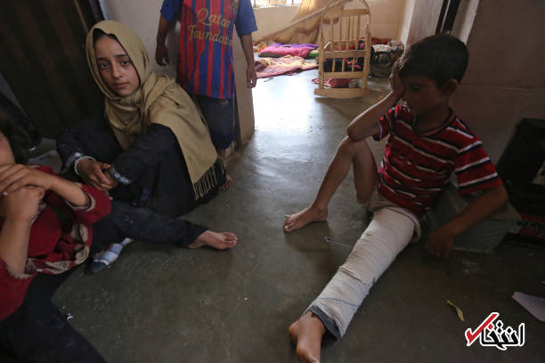 تصاویر : زخم جنگ بر سر و صورت کودکان تلعفر