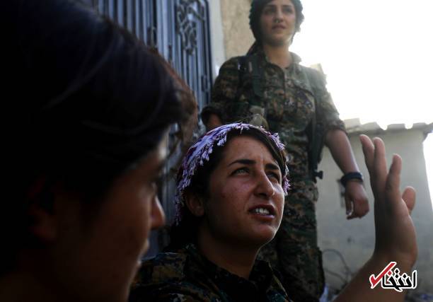 تصاویر : دختران کُرد در عملیات آزادسازی رقه از دست داعش