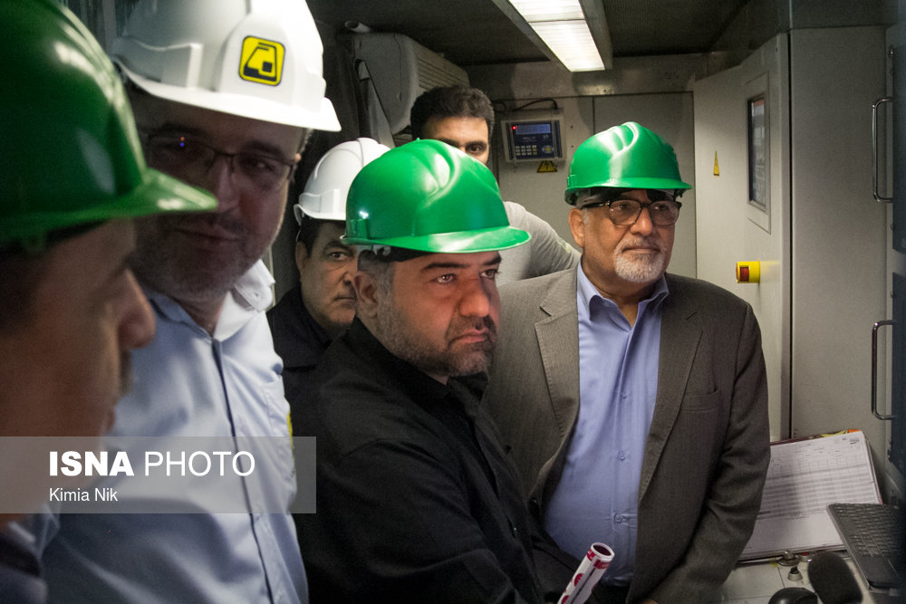 بازدید اعضای شورای شهر از خط 6 متروی تهران +تصاویر