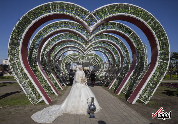 تصاویر : ازدواج دسته جمعی در پایتخت چچن