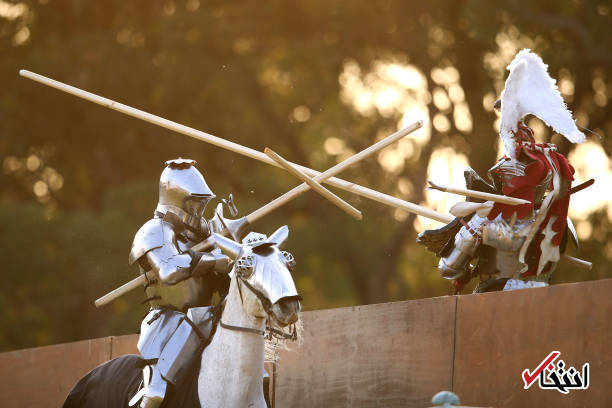 تصاویر : مسابقه قهرمانی مبارزه قرون وسطایی