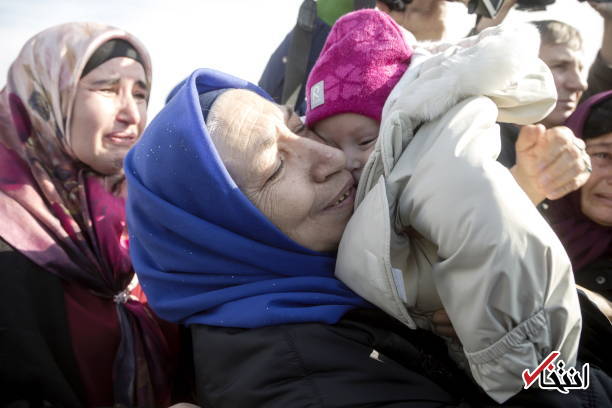 تصاویر : استقبال از پنج کودک داعشی در چچن