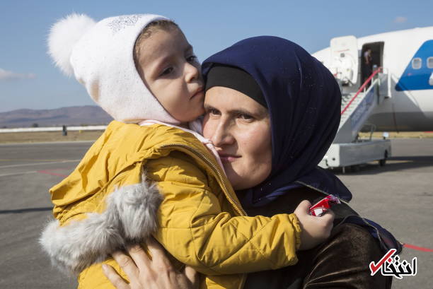 تصاویر : استقبال از پنج کودک داعشی در چچن