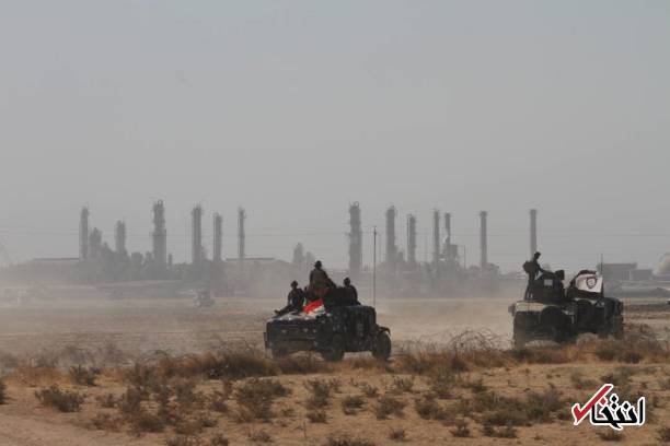 تصاویر : پیشروی گسترده نیروهای عراقی برای بازپس گیری کنترل کرکوک و چاه‌های نفت