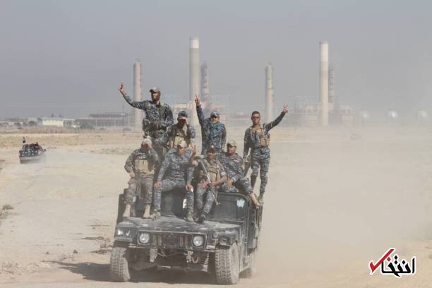 تصاویر : پیشروی گسترده نیروهای عراقی برای بازپس گیری کنترل کرکوک و چاه‌های نفت