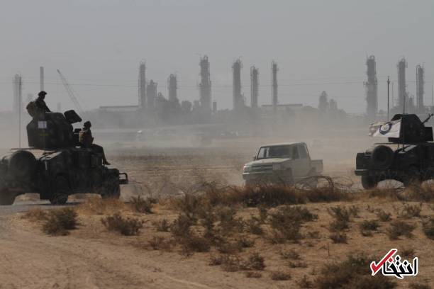 تصاویر : پیشروی گسترده نیروهای عراقی برای بازپس گیری کنترل کرکوک و چاه‌های نفت