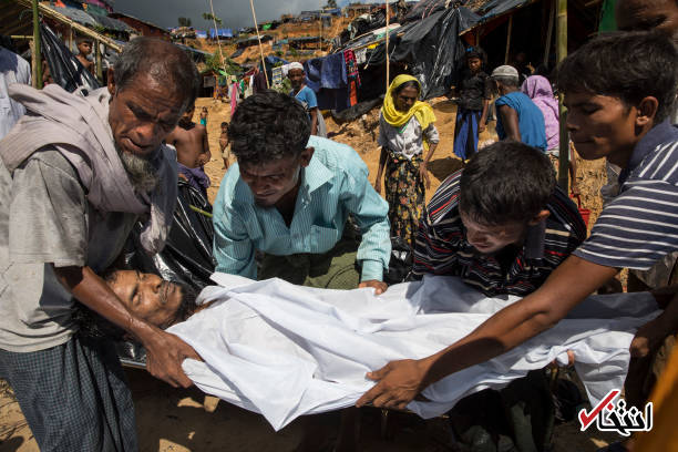 عکس/ مرگ آوارگان روهینگیا بر اثر بیماری سل