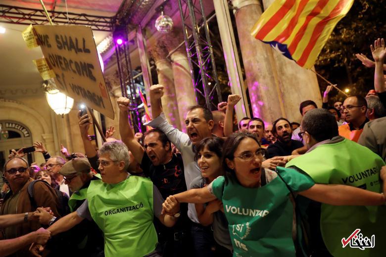 تصاویر: همه پرسی‌ غیر قانونی‌ استقلال کاتالونیا در اسپانیا