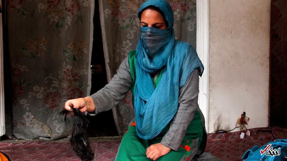 تصاویر : بحران بریدن موی زنان کشمیر در خواب