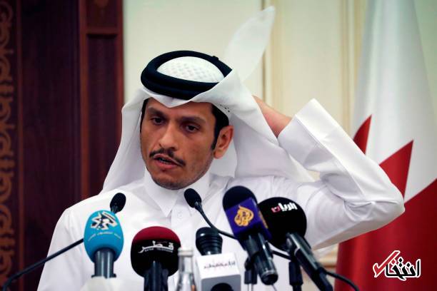 عکس/ وزیر امور خارجه آمریکا با امیر قطر دیدار کرد
