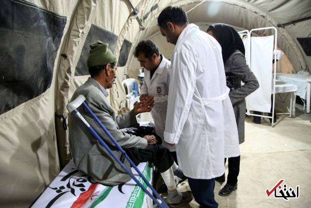 تصاویر : بیمارستان صحرایی در سرپل ذهاب