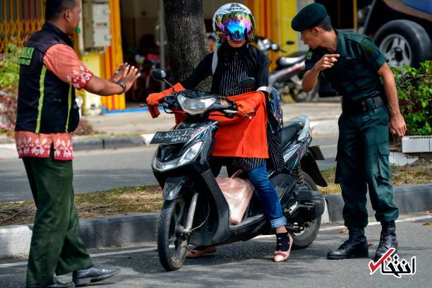 تصاویر : تشدید برخورد با متخلفان قوانین شریعت در آچه اندونزی