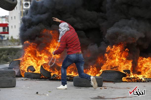 تصاویر : درگیری شدید بین نظامیان صهیونیست و جوانان فلسطینی