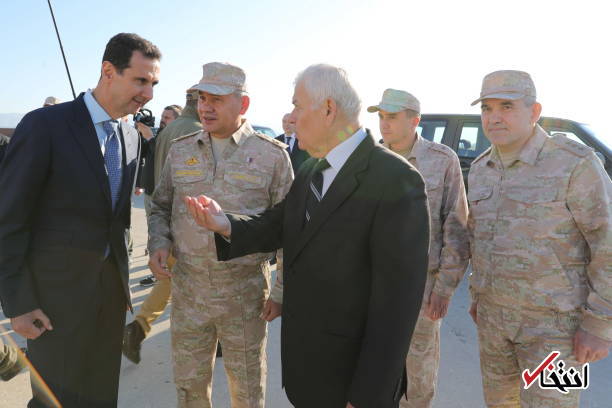 تصاویر : سفر پوتین به سوریه و دیدار با بشار اسد در پایگاه نظامی حیمیم تصاویر : سفر پوتین به سوریه و دیدار با بشار اسد در پایگاه نظامی حیمیم