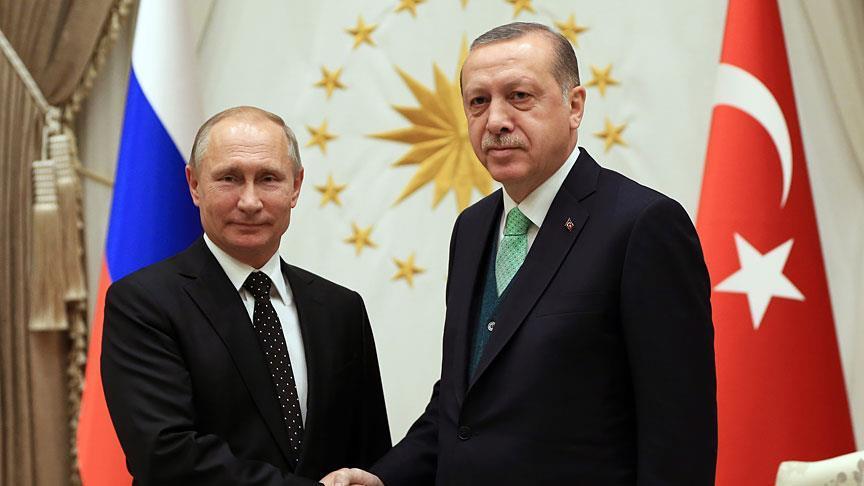 روسای جمهوری ترکیه و روسیه درباره سوریه تلفنی گفت و گو کردند