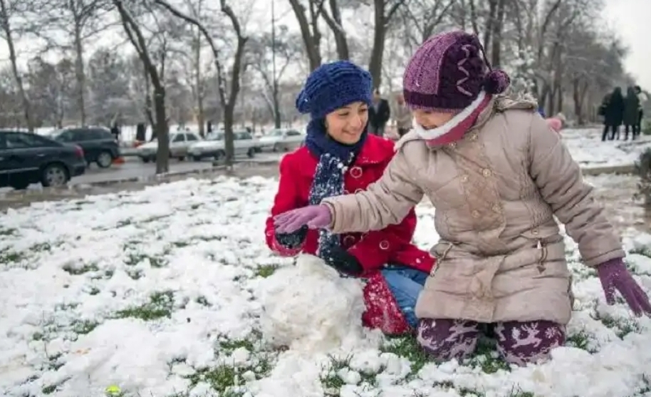 برف و سرما، برخی از مدارس شهرستانهای کرمانشاه را تعطیل کرد