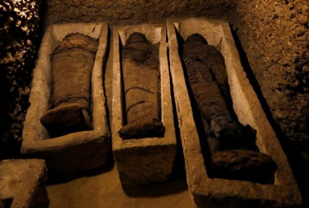 تصاویر / کشف ۵۰ مومیایی چندهزارساله در مصر