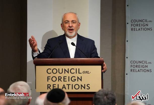عکس/ ظریف در شورای روابط خارجی آمریکا