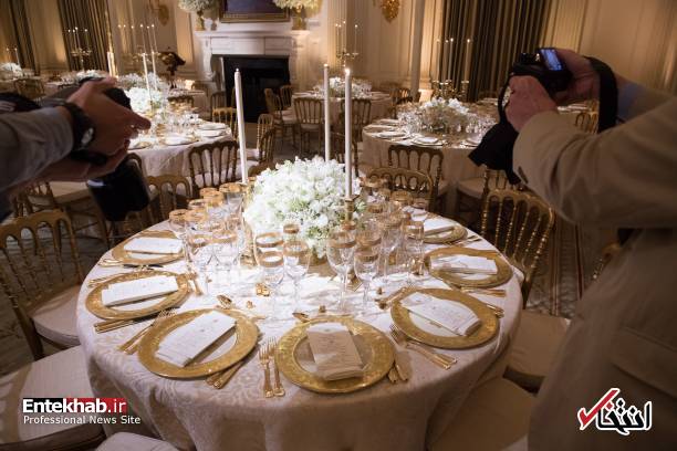 تصاویر : تدارک ملانیا ترامپ برای میزبانی از رییس جمهور فرانسه و همسرش تصاویر : تدارک ملانیا ترامپ برای میزبانی از رییس جمهور فرانسه و همسرش