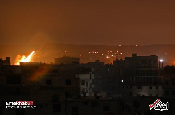 تصاویر: بمباران یرموک توسط جنگنده‌های ارتش سوریه
