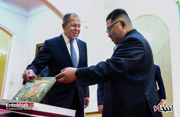 تصاویر : حاشیه‌های دیدار وزیر خارجه روسیه با رهبر کره شمالی