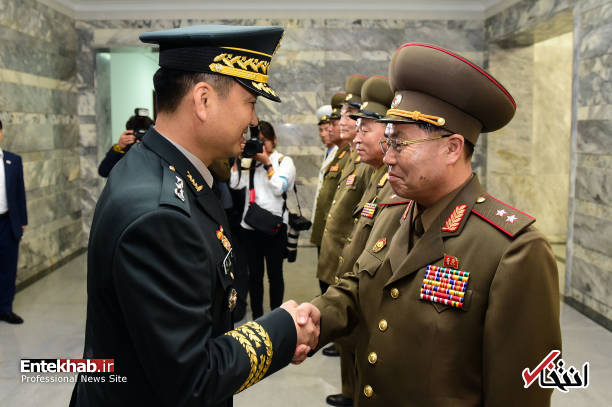 عکس/ ورود وزیر دفاع کره جنوبی به کره شمالی