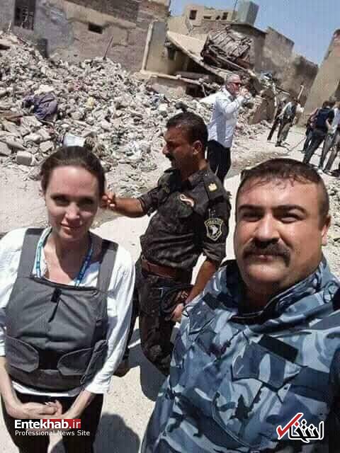تصاویر : آنجلینا جولی در موصل