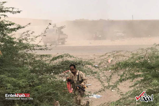 تصاویر : درگیری شدید حوثی‌ها و مزدوران سعودی در حدیده