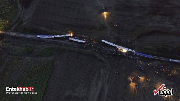 عکس/ خروج مرگبار قطار از ریل در ترکیه