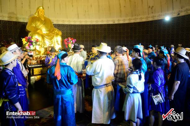 عکس/ مراسم یادبود چنگیزخان مغول