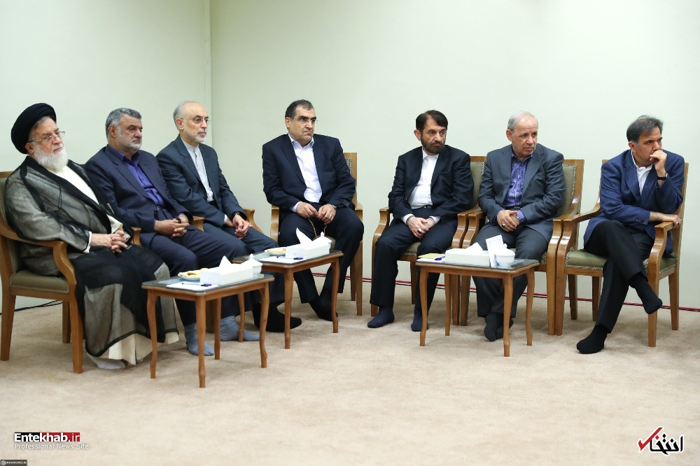 تصاویر : دیدار رئیس‌جمهور و اعضای هیئت دولت با رهبر انقلاب