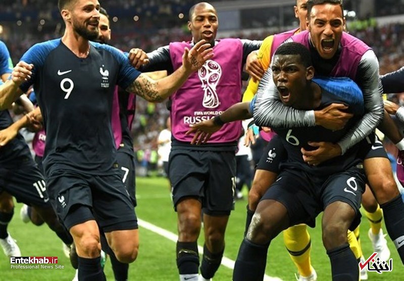 کرواسی ۲ - ۴ فرانسه/ خروس‌ها برای دومین بار قهرمان جام جهانی شدند