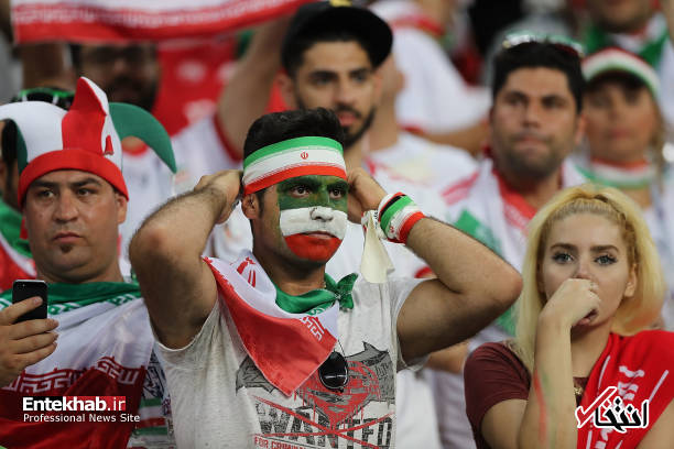 تصاویر : تماشاگران ایرانی دیدار ایران و پرتغال تصاویر : تماشاگران ایرانی دیدار ایران و پرتغال