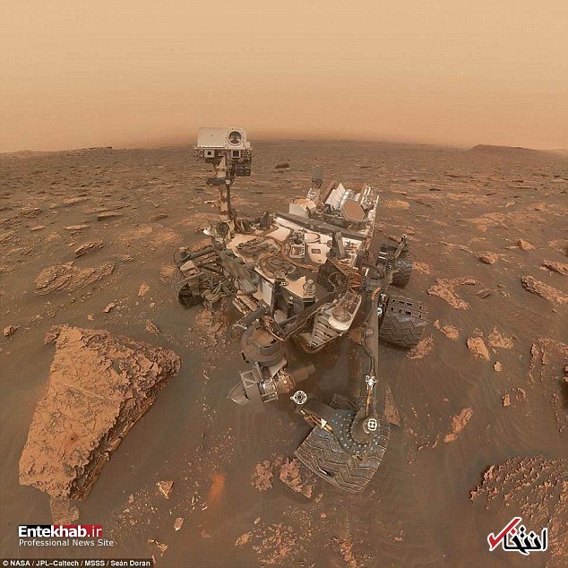 فیلم/ تغییرات سطح مریخ در اثر طوفان غبار را ببینید