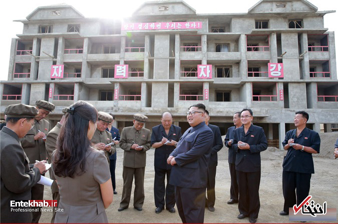 تصاویر : رهبر کره شمالی و همسرش در سرزمین پدری