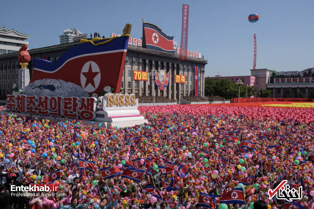 تصاویر : رژه بزرگ ارتش کره شمالی با حضور کیم جونگ اون