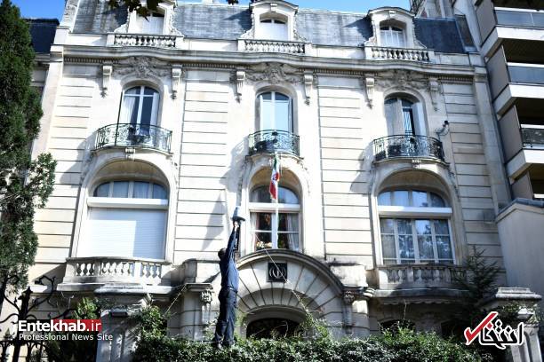 تصاویر : حمله و تعرض به سفارت جمهوری اسلامی ایران در پاریس