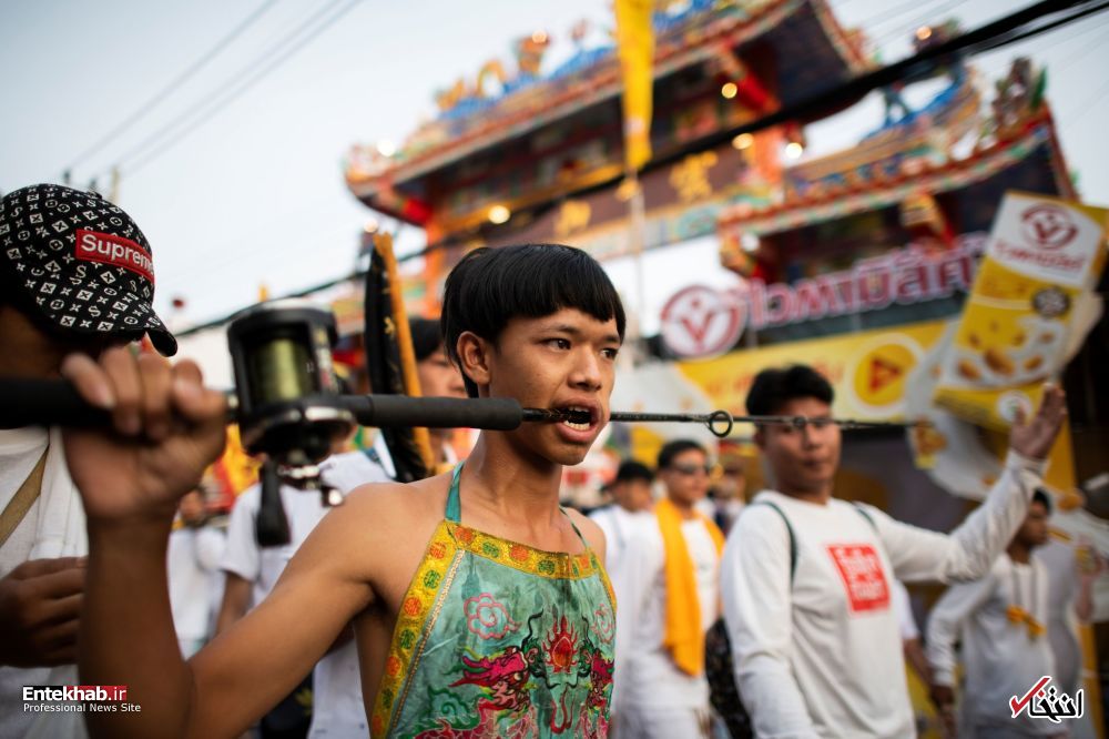 تصاویر : جشنواره عجیب گیاهخواری در تایلند